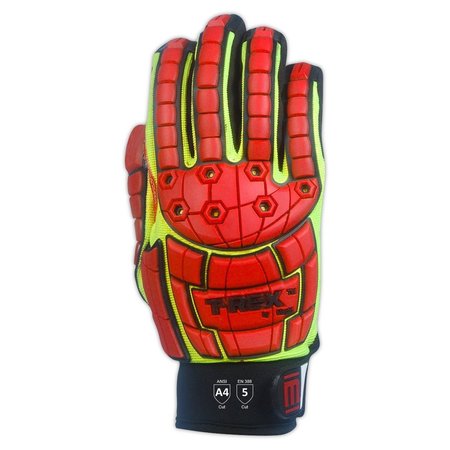 Magid TREX Primal Series TRX647 AntiSlip Palm Impact Gloves  Cut Level A4 TRX647-XXL